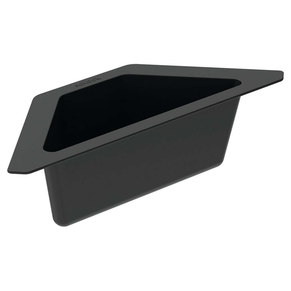 Schock Anthracite Plastic Corner Bowl - SCH-629733