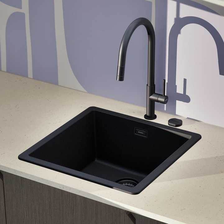 Schock Greenwich N100 1.0 Bowl Granite Composite Kitchen Sink & Waste