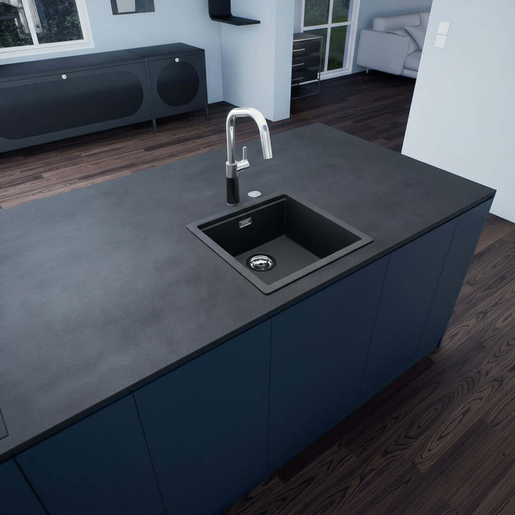 Schock Kiruna N 100 1.0 Bowl Granite Kitchen Sink & Waste