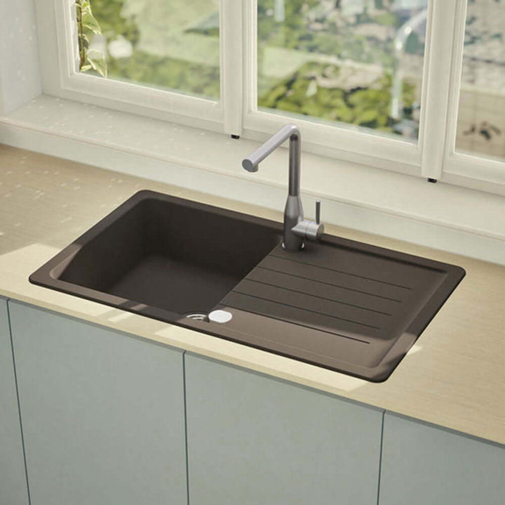 Schock Pinedo D 100 1.0 Bowl Granite Kitchen Sink & Waste