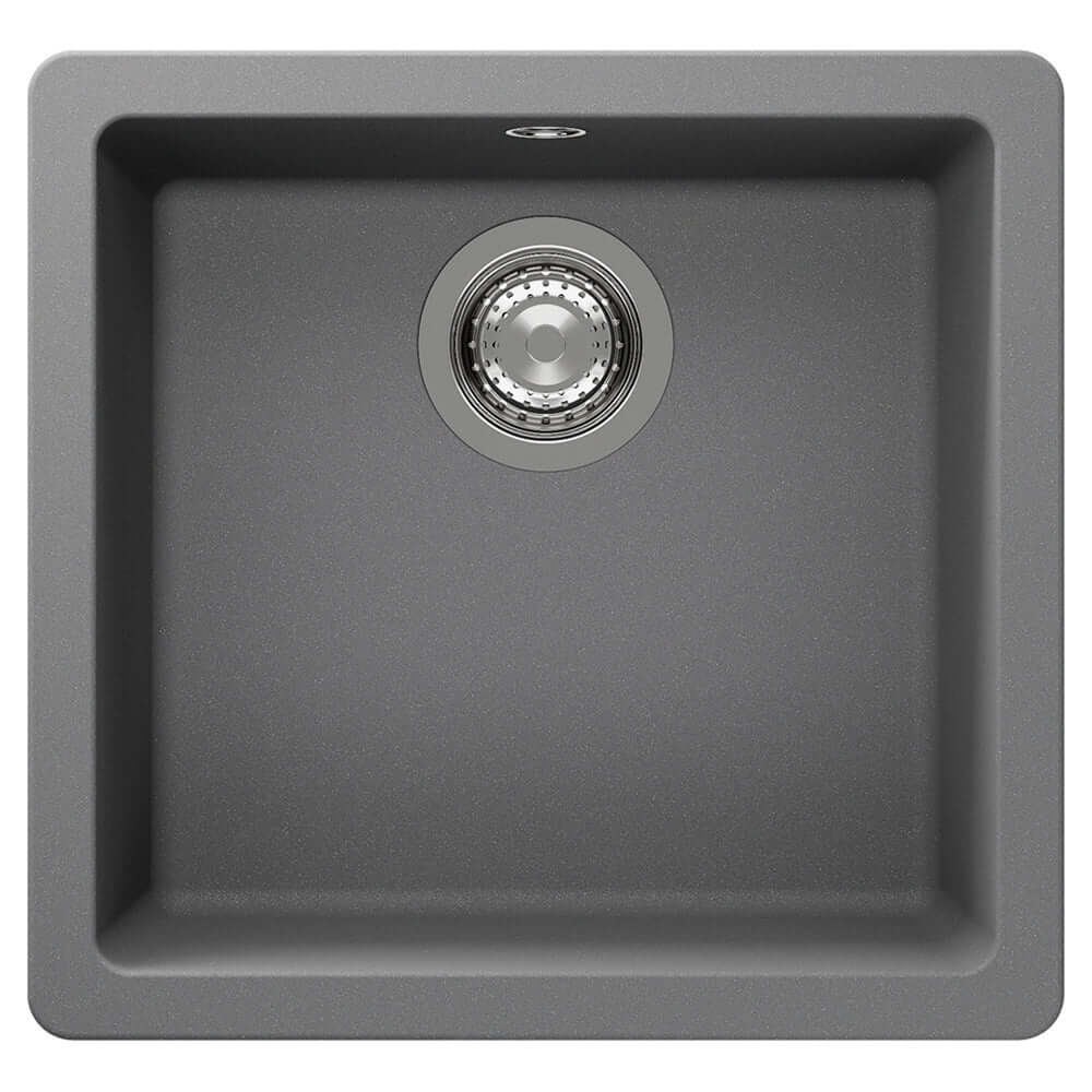 Schock Quadro N 100S 1.0 Bowl Undermount Granite Kitchen Sink & Waste