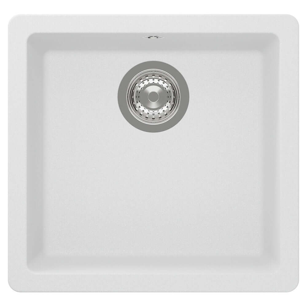 Schock Quadro N 100S 1.0 Bowl Undermount Granite Kitchen Sink & Waste