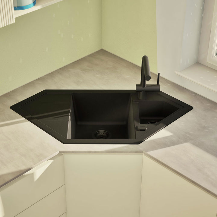 Schock Signus C 150 1.5 Bowl Granite Kitchen Sink & Waste