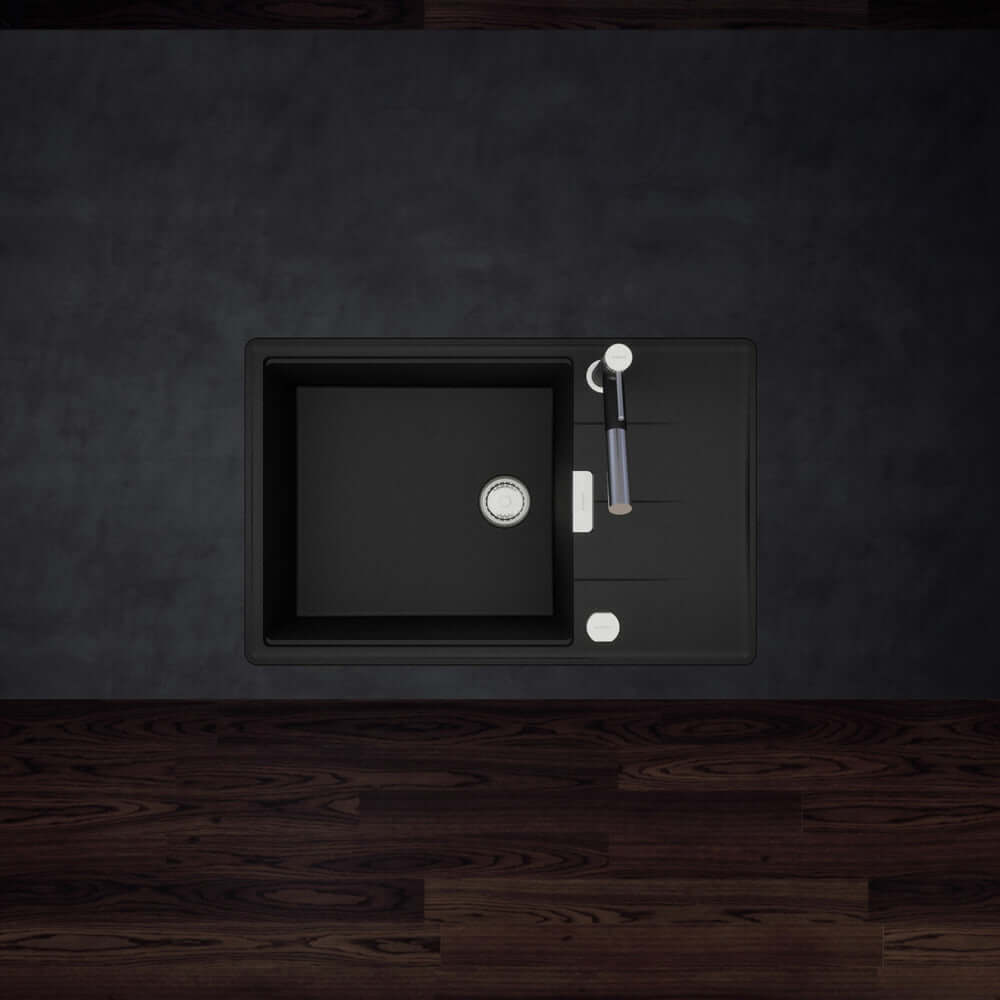 Schock Tia D 100LS 1.0 Bowl Granite Kitchen Sink & Waste