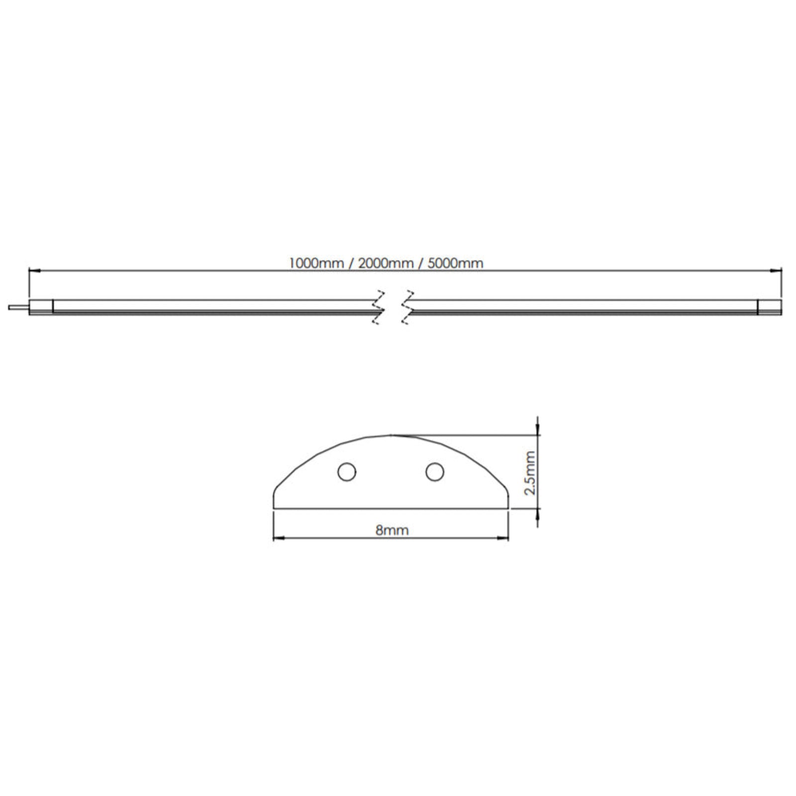 Sensio Viva 3 Warm White Multi LED Flexible Strip 2000mm Kit SE10725W1