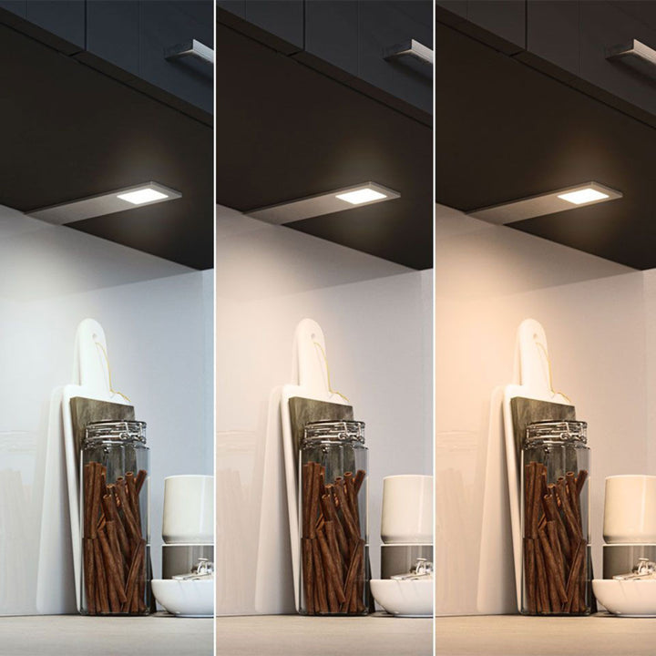 Sensio Astro TrioTone Brushed Aluminium Kit Under Cabinet Spot Lighting (3 Pack) SE11190T3