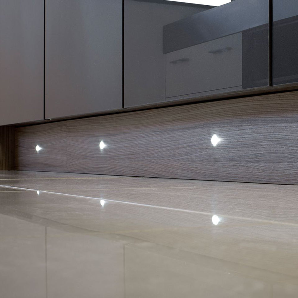Sensio Puro Cool White LED Round Plinth Light (4 Pack with Driver) SE15094C4
