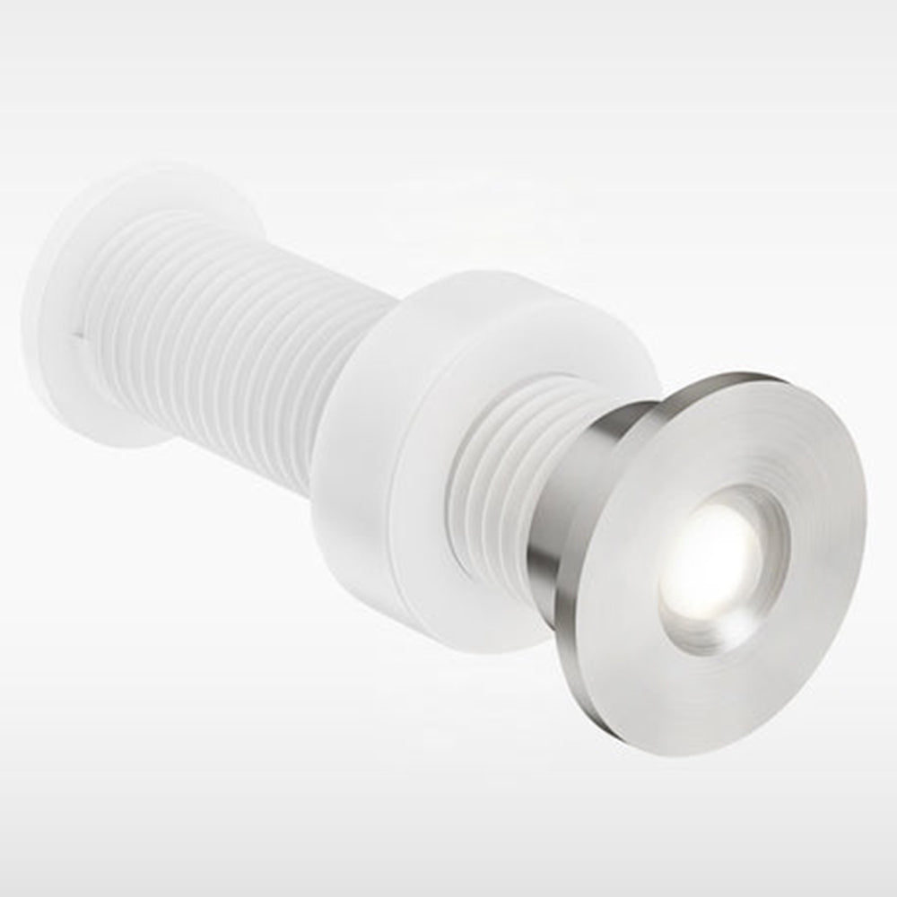 Sensio Iris Natural White Round Plinth Light - 4 Light Kit Inc Driver SE15990N4