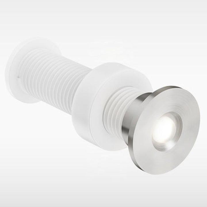 Sensio Iris Natural White Round Plinth Light - 4 Light Kit Inc Driver SE15990N4