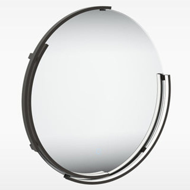 Sensio Aspect TrioTone Black 600mm Curve Floating Edge Mirror with Colour Changeable LEDs and Touch Sensor- SE170063T0