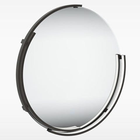 Sensio Aspect TrioTone Black 600mm Curve Floating Edge Mirror with Colour Changeable LEDs and Touch Sensor- SE170063T0