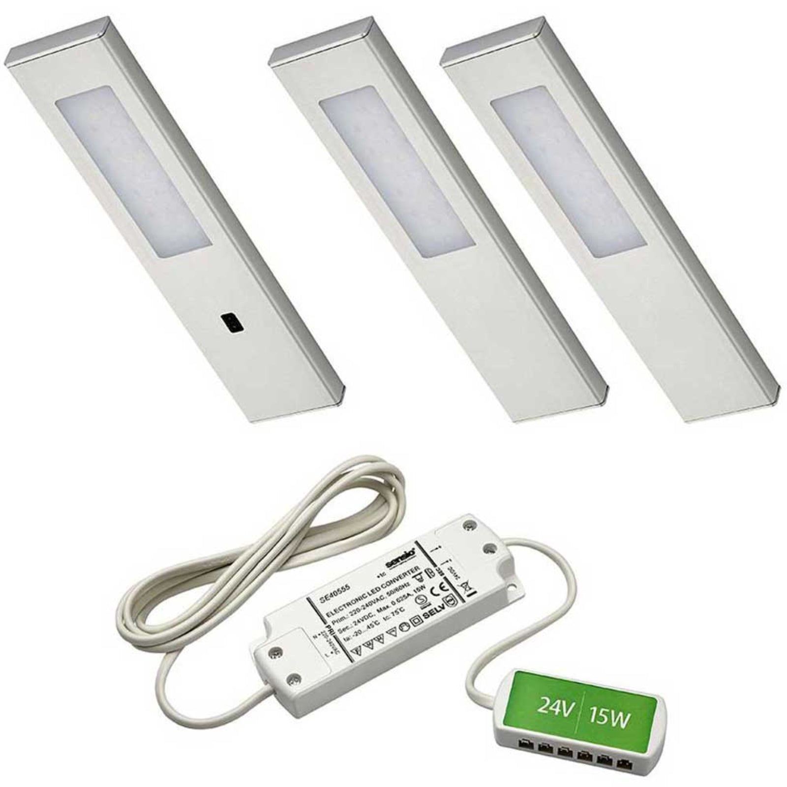Sensio Quadra Pro Under Cabinet Spot Light 1x Sensor 2x None Sensor With Driver SE21292P3.1