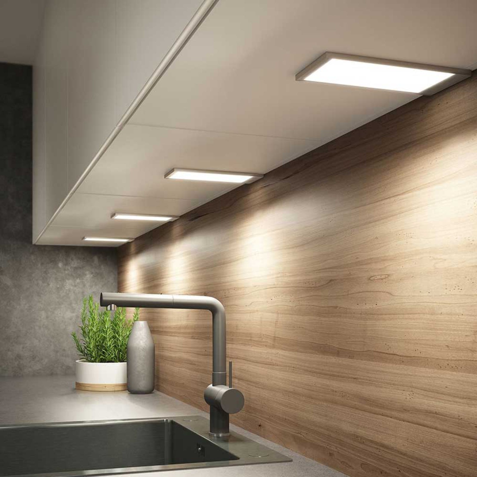 Sensio PAD2 Prismatic Warm White LED Under Cabinet Light SE22006W0