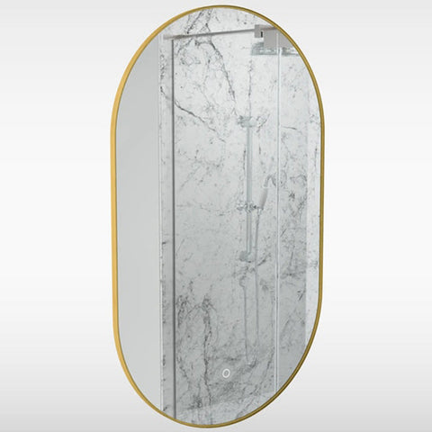 Sensio Nebula Mirror 500x800 - CCT - Brass SE30195P0