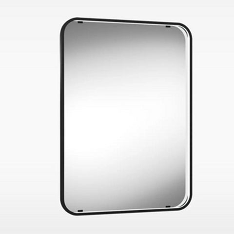 Sensio Aspect Matt Black 511mm Floating Edge Rectangle Mirror Cool White SE30198C0