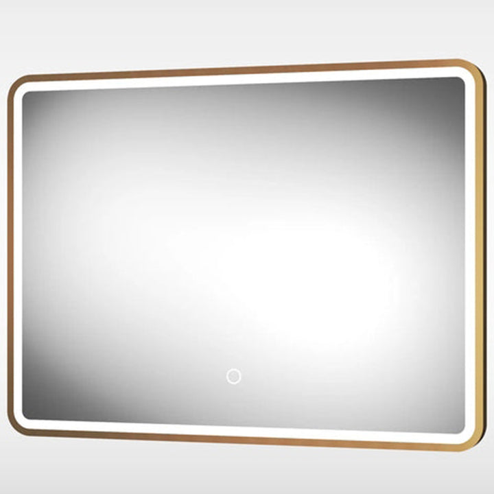 Sensio Frontier Portrait Brass 600x800mm Seamless Border Landscape LED Mirror SE30618P0