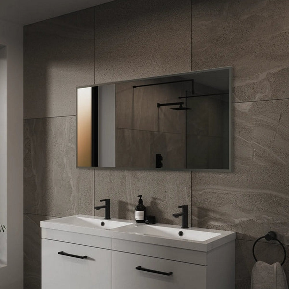 Sensio Glimmer Pro 1200x600xmm Diffused CCT LED Border Mirror & Shaver Socket SE30746P0