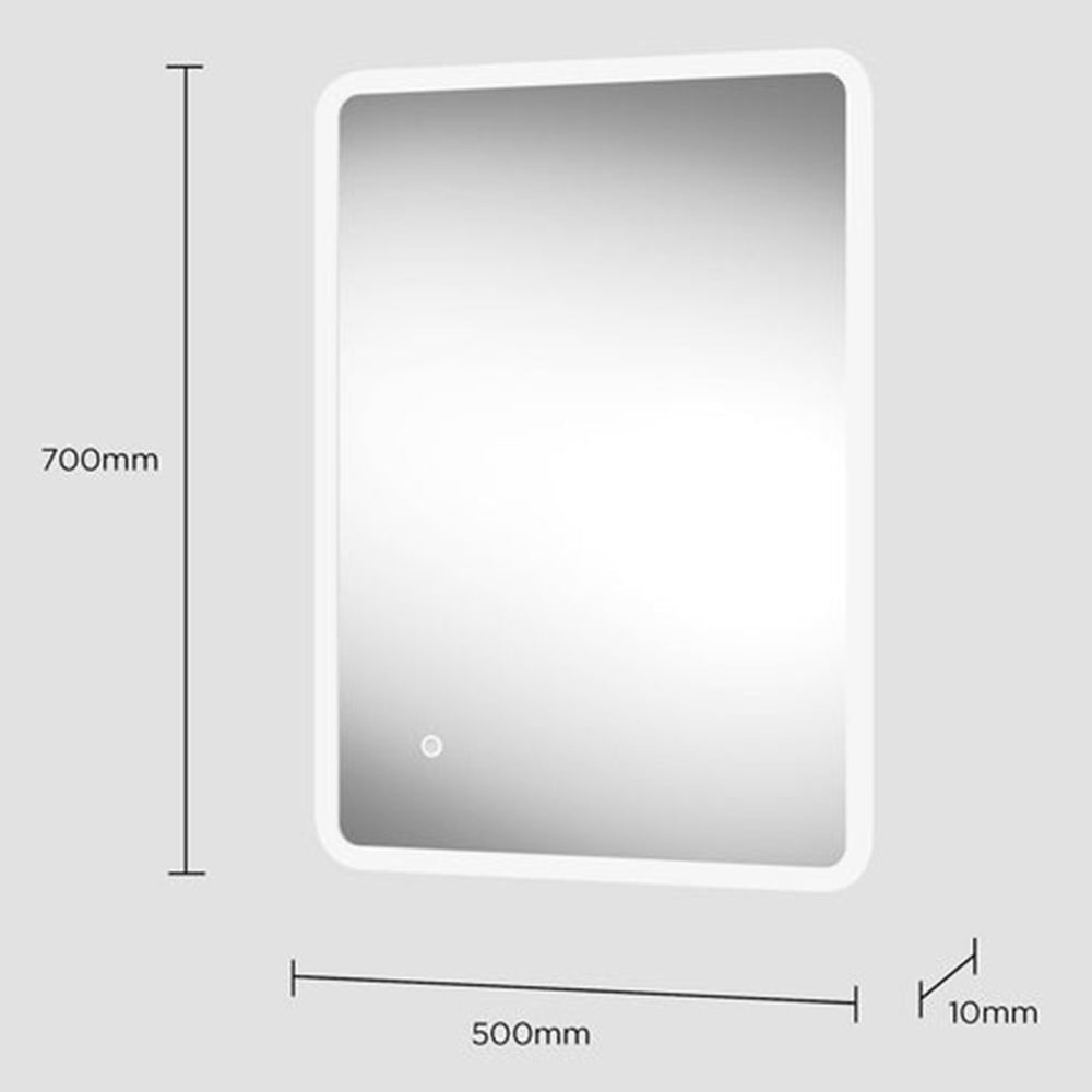 Sensio Libra 700x500mm CCT Ultra Slim Illuminated LED Mirror SE30895P0