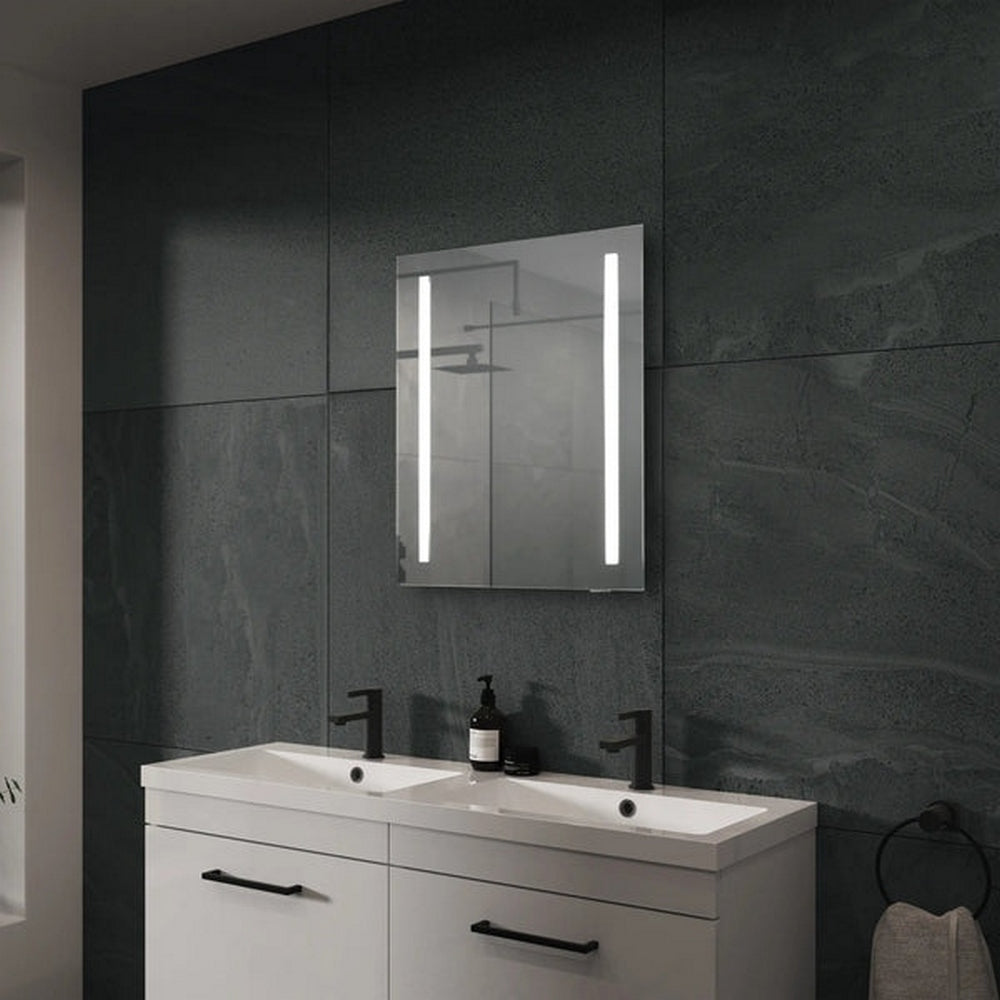 Sensio Isla Plus 650x500mm Cool White Battery Operated Diffused LED Mirror SE34495C0