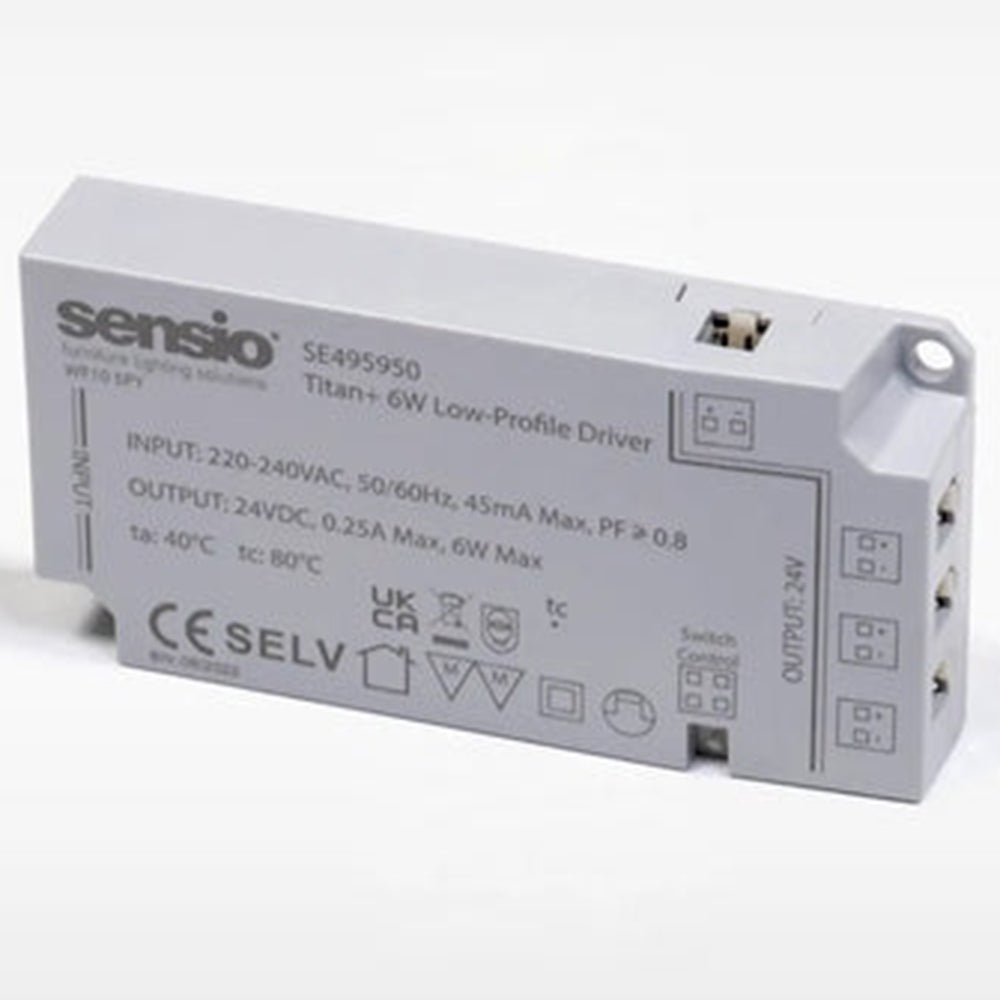 Sensio Titan White 4 Ports 6W 24V Driver SE495950
