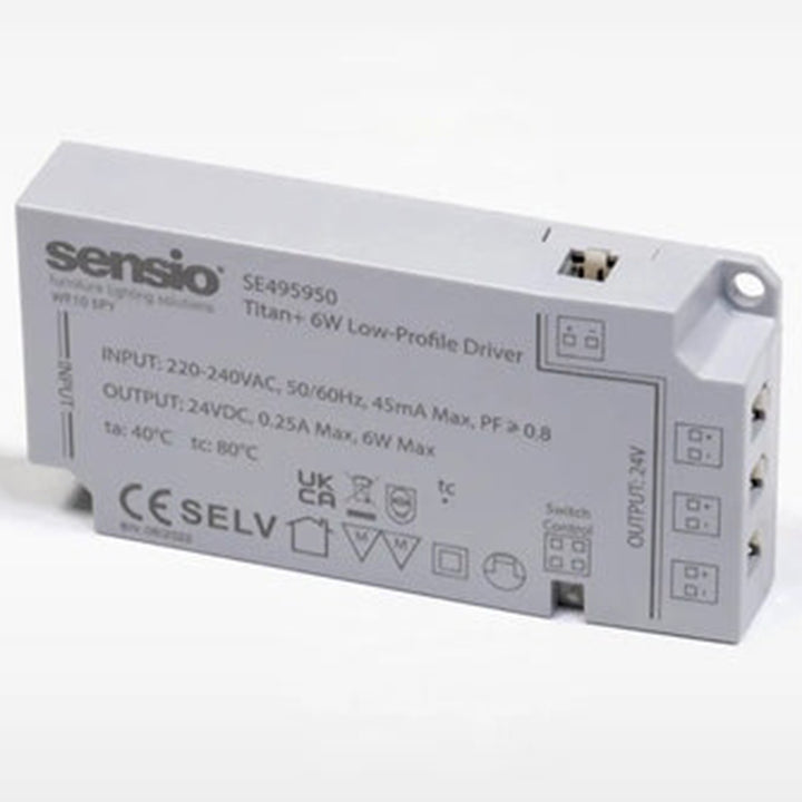 Sensio Titan White 4 Ports 6W 24V Driver SE495950