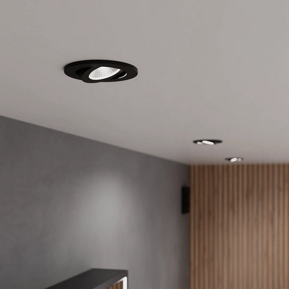 Sensio Elena TrioTone Black Bathroom Downlight SE62198T0