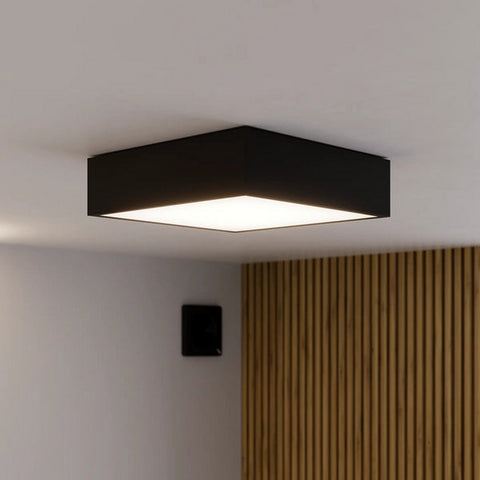 Sensio Zala Square - Bathroom Ceiling Light - Black SE624980