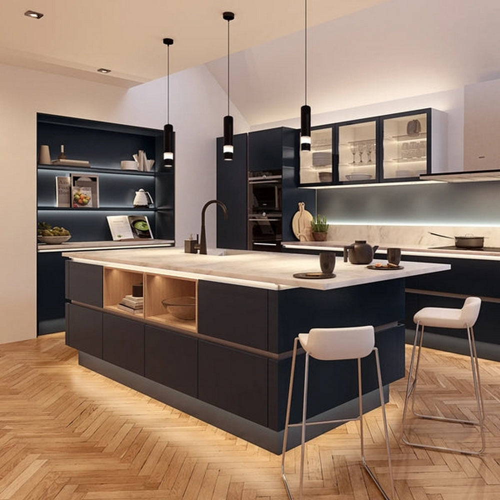 Sensio Solinas Black Pendant Light Warm White SE82098W0