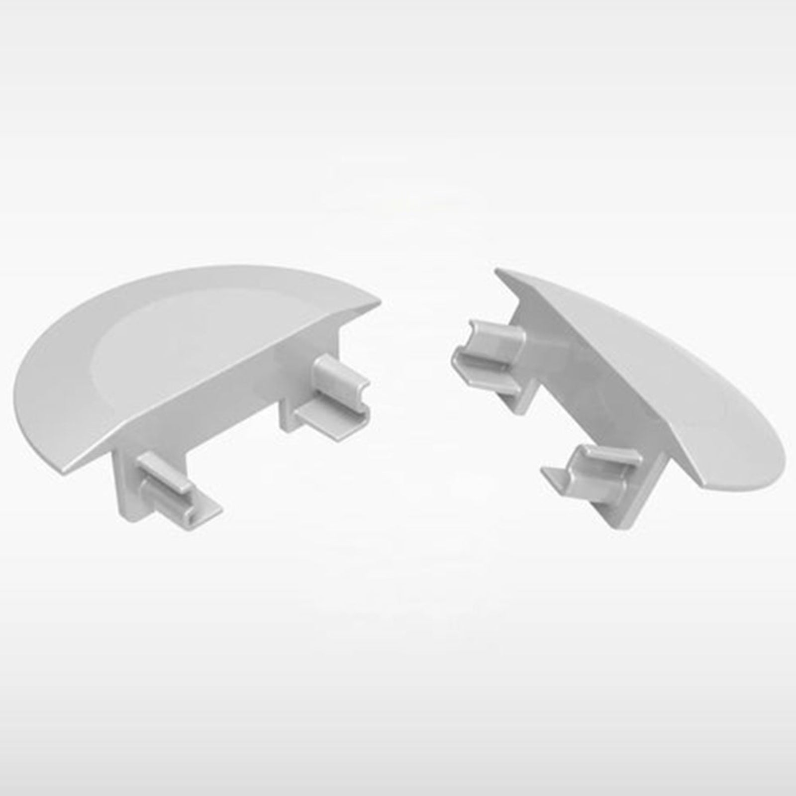 Sensio Linia Black End Caps for Recessed Profile SE980980