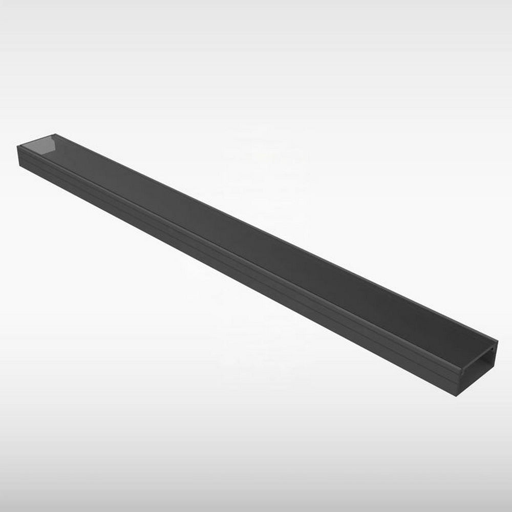 Sensio Fino Black Surface Mounted Profile - 2000mm SE981280