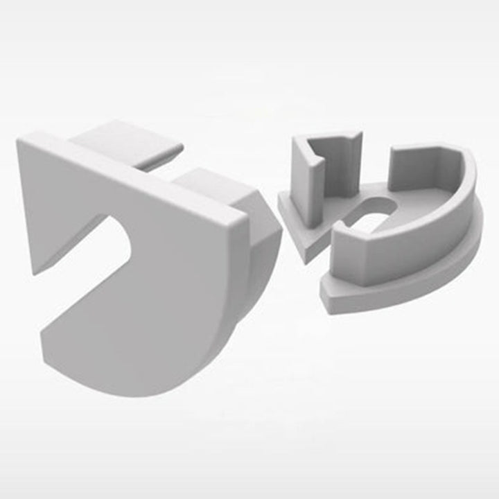 Sensio Beam Additional End Cap Set for Angled Aluminium Profile SE983050.1