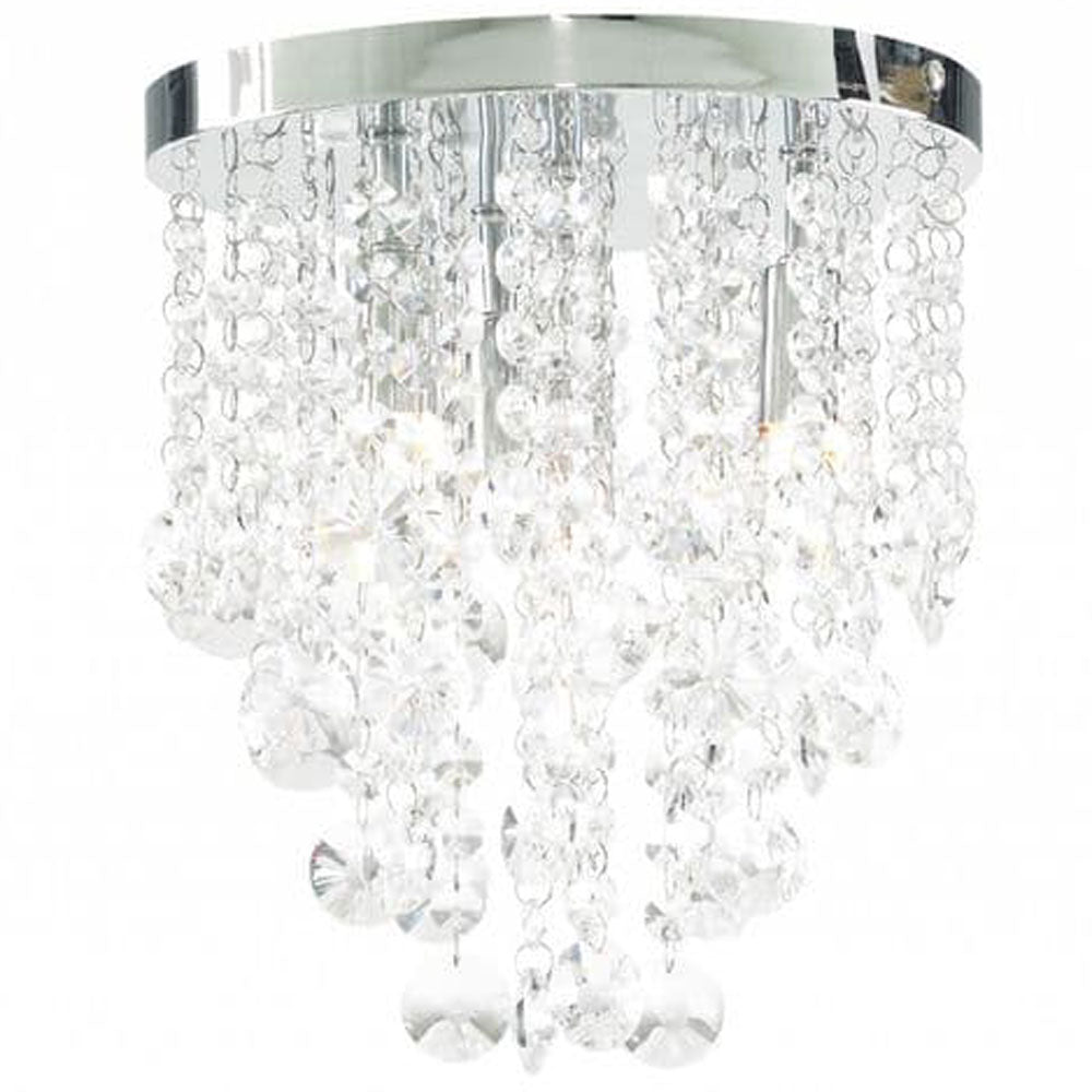Spa Bathroom Lighting Celeste 4 Light Flush Ceiling Light IP44