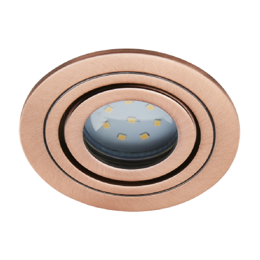 Spa Cali IP65 Tiltable Down/Lt Brushed Copper