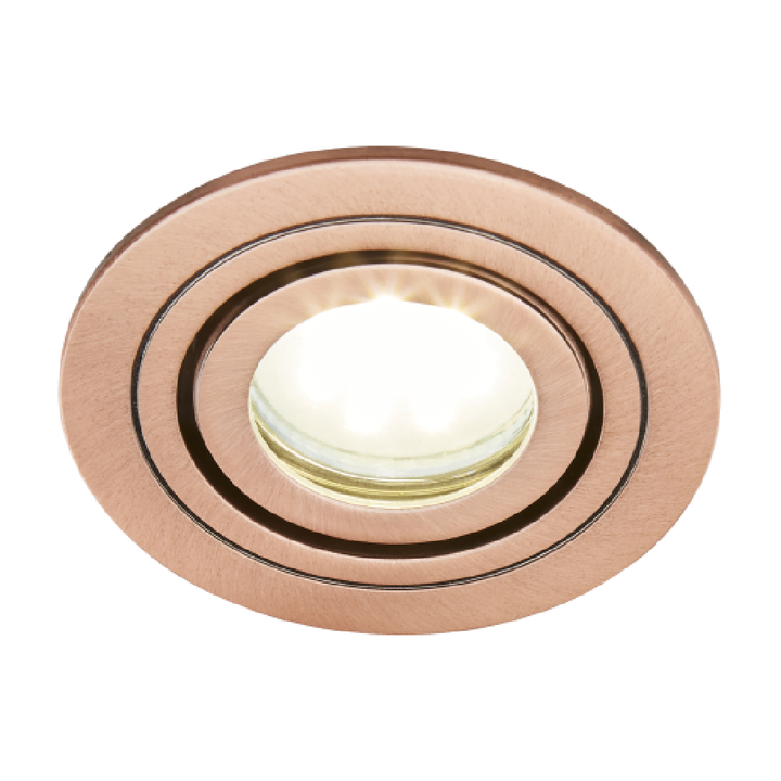 Spa Cali IP65 Tiltable Down/Lt Brushed Copper