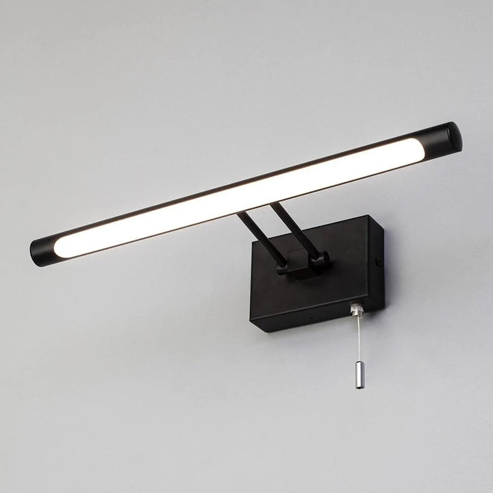 Spa Chai Matt Black Bathroom Picture, Mirror LED Light - SPA-30993-MBLK