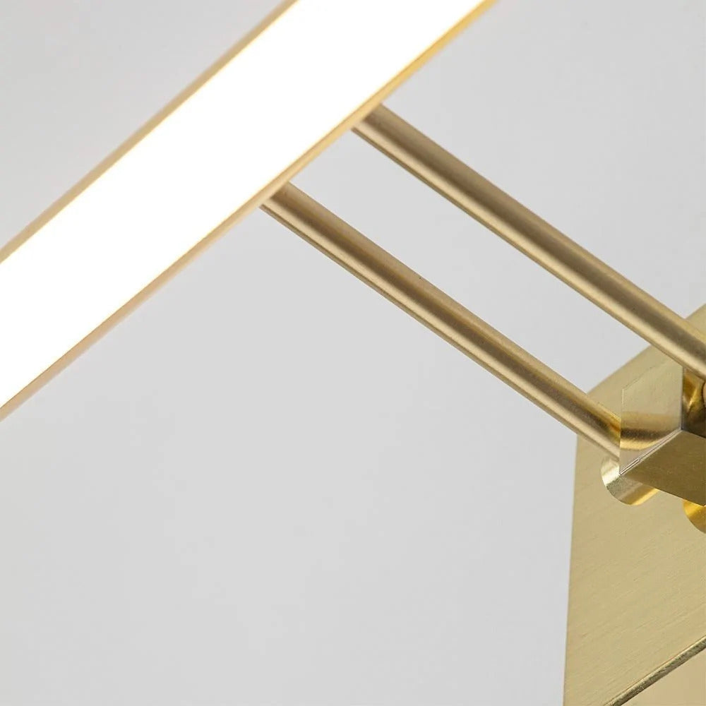 Spa Chai Satin Brass Bathroom Picture, Mirror LED Light - SPA-30993-SBRS