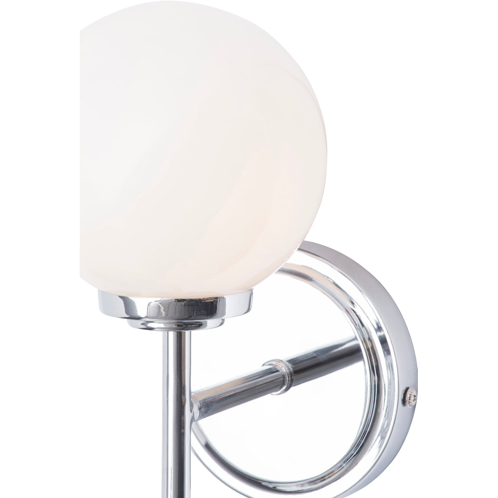 Spa Porto Chrome Single Wall Light - SPA-31306-CHR