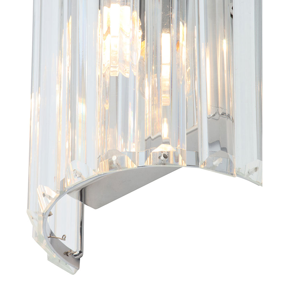 Spa Pegasi Chrome Shield Wall Light - SPA-33931-CHR