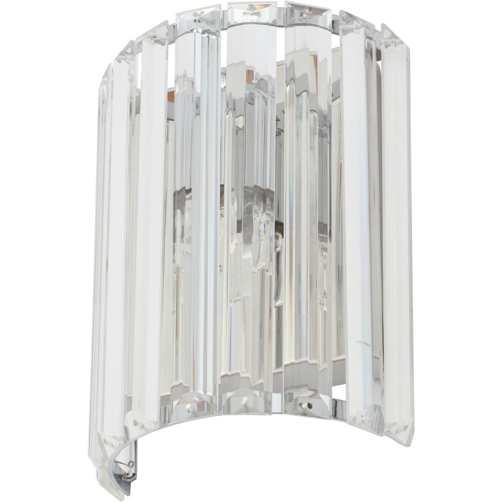 Spa Pegasi Chrome Shield Wall Light - SPA-33931-CHR