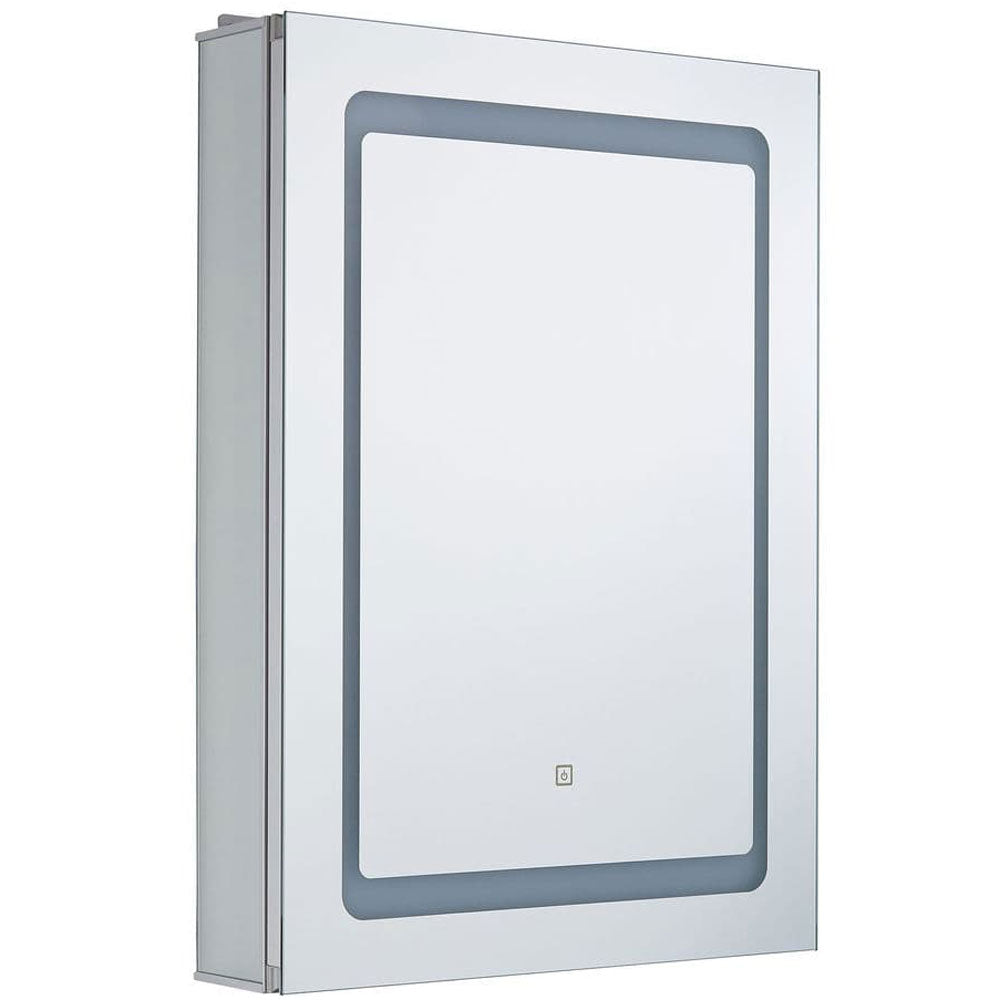 Spa Arte Illuminated Bathroom Single Door Mirror Cabinet - SPA-35707