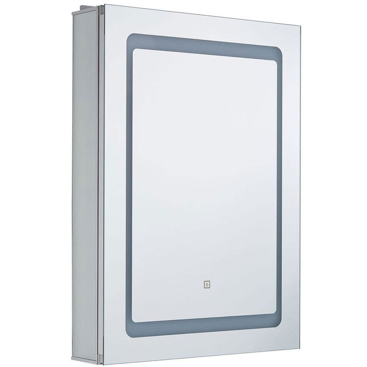 Spa Arte Illuminated Bathroom Single Door Mirror Cabinet - SPA-35707