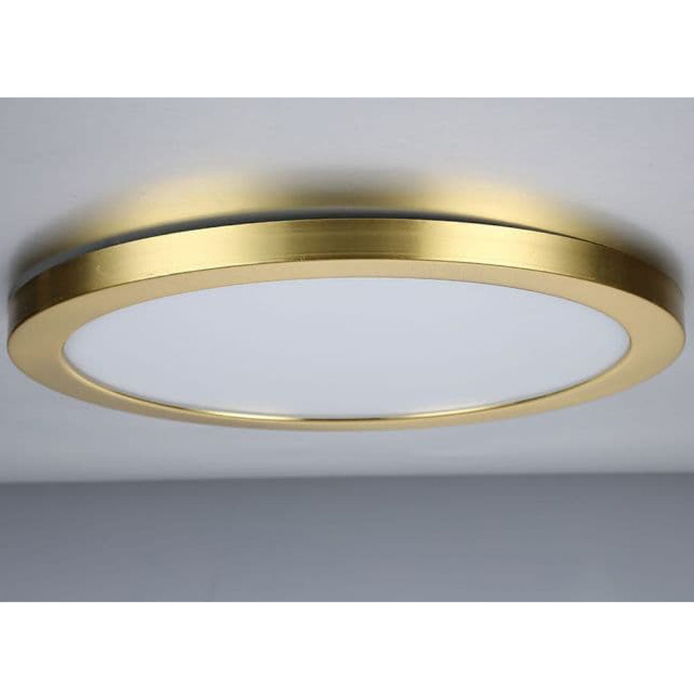 Spa Tauri Satin Brass Magnetic Ring for 24W Panel - SPA-35721