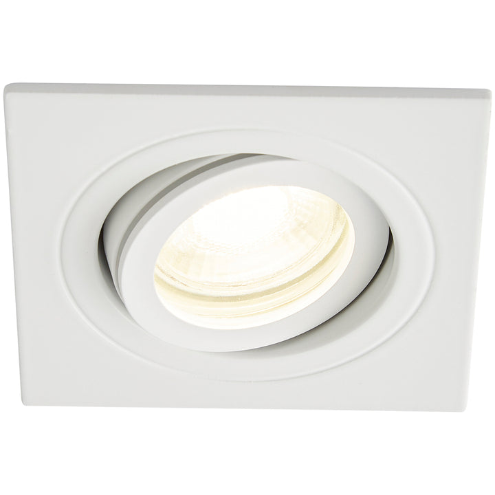 Spa Cali White Tiltable Square Ceiling Downlight - SPA-35724
