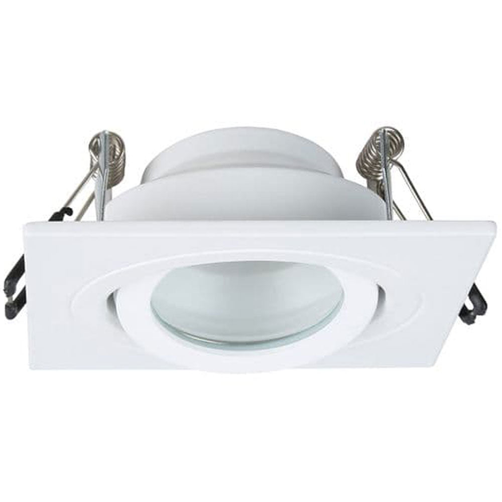 Spa Cali White Tiltable Square Ceiling Downlight - SPA-35724