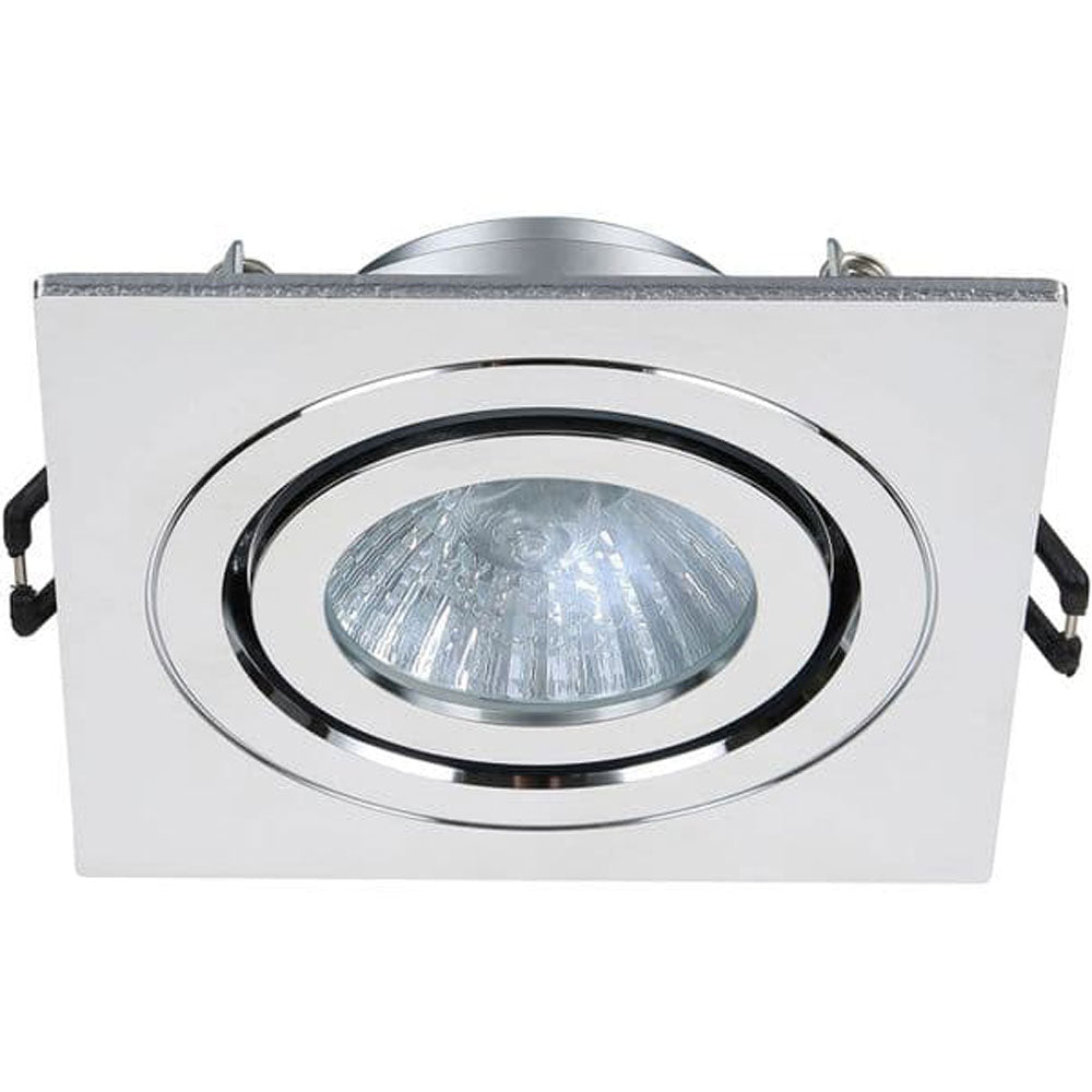 Spa Cali Chrome Tiltable Square Ceiling Downlight - SPA-35727