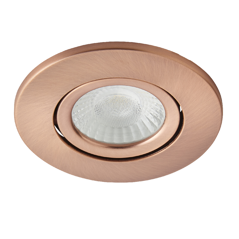 Spa Como Antique Copper Firerated LED IP65 Downlight - SPA-38571-ACOP
