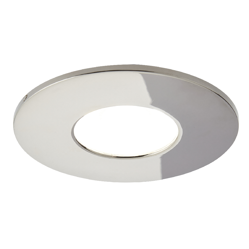 Spa Fixed Black Chrome Firerated LED IP65 Recessed Downlight - SPA-38572-BCHR