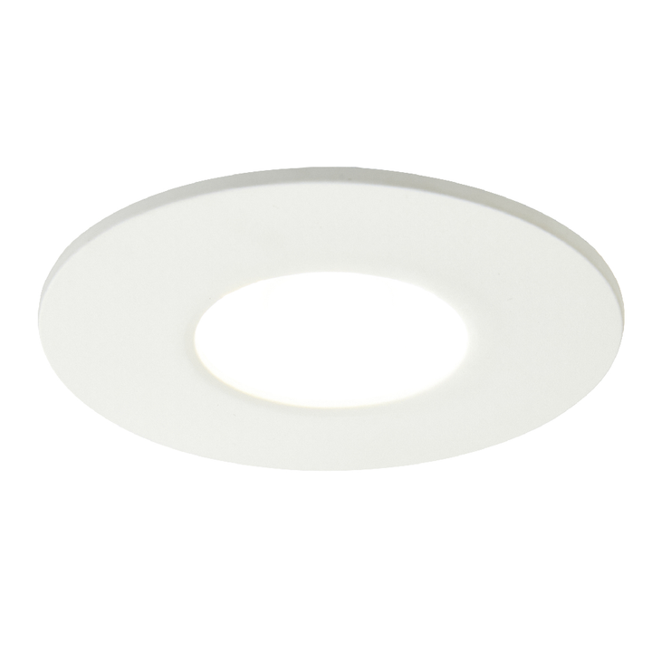Spa Fixed Matt White Firerated LED IP65 Recessed Downlight - SPA-38572-MWHT