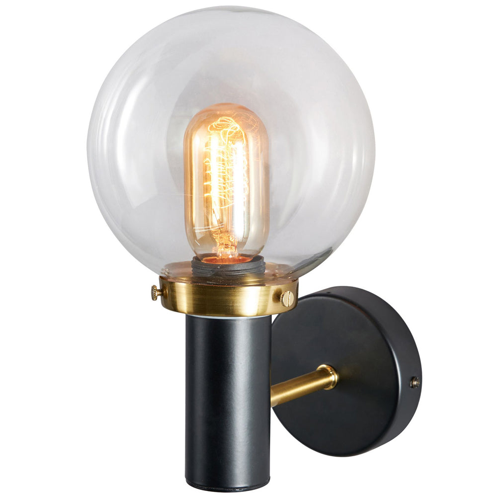 Spa Arras Matte Black Bathroom Wall Light - SPA-39778-BLK