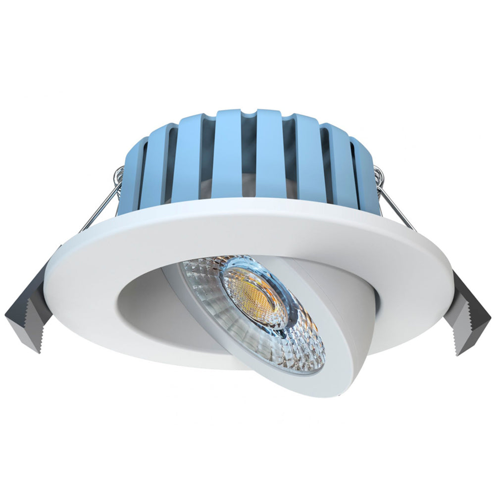 Spa Eden White 7 Watt LED Adjustable IP65 Colour Changing Downlight - SPA-41111-WHT